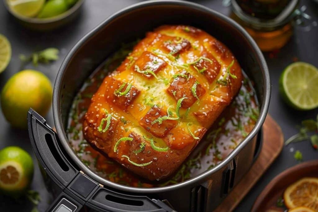 Recette airfryer pain au citron vert : préparation facile et délicieuse
