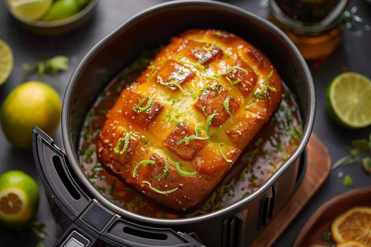 Recette airfryer pain au citron vert : préparation facile et délicieuse