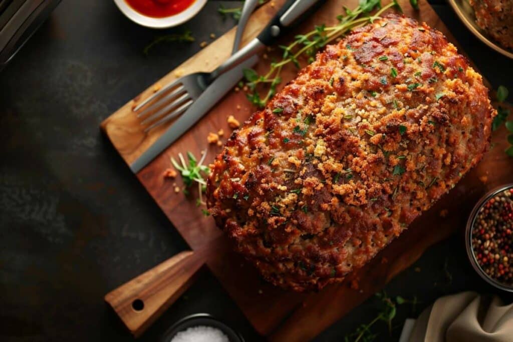 Recette airfryer : pain de viande rapide et facile à préparer en quelques minutes