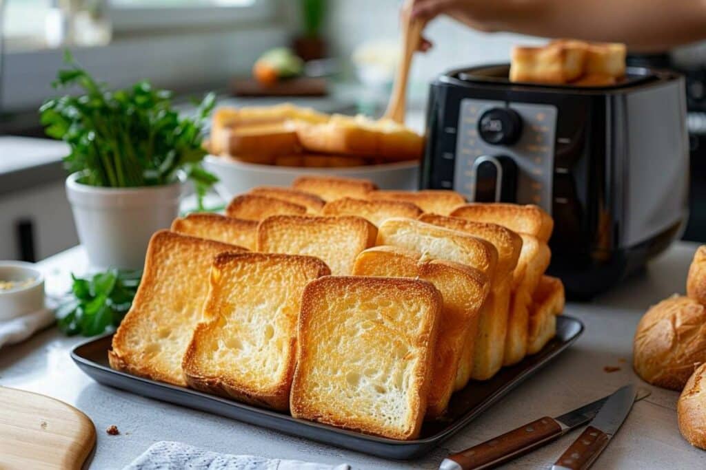 Recette airfryer : Pain frit hongrois croustillant et léger à préparer facilement