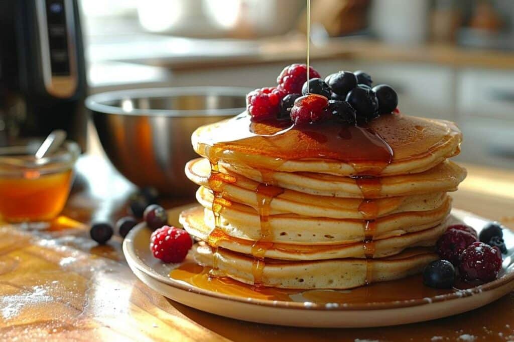 Recette airfryer crêpes américaines : savourez des pancakes dorés et moelleux en un rien de temps