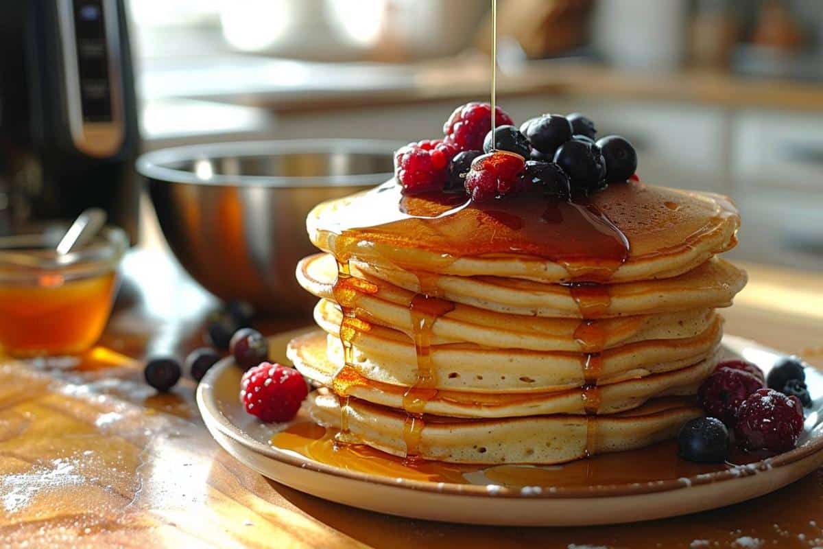 Recette airfryer crêpes américaines : savourez des pancakes dorés et moelleux en un rien de temps