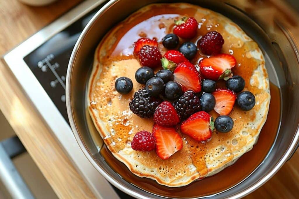 Recette airfryer pancakes protéinés : profitez de délicieux pancakes sains et faciles à préparer