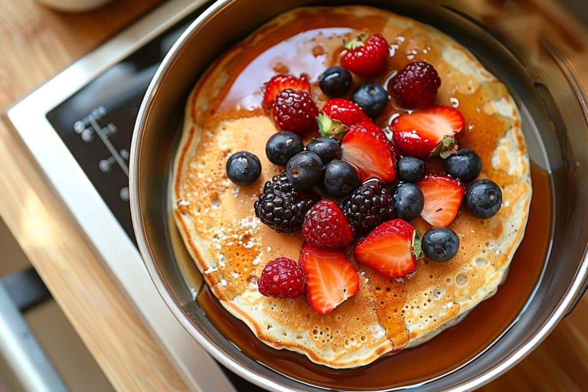 Recette airfryer pancakes protéinés : profitez de délicieux pancakes sains et faciles à préparer