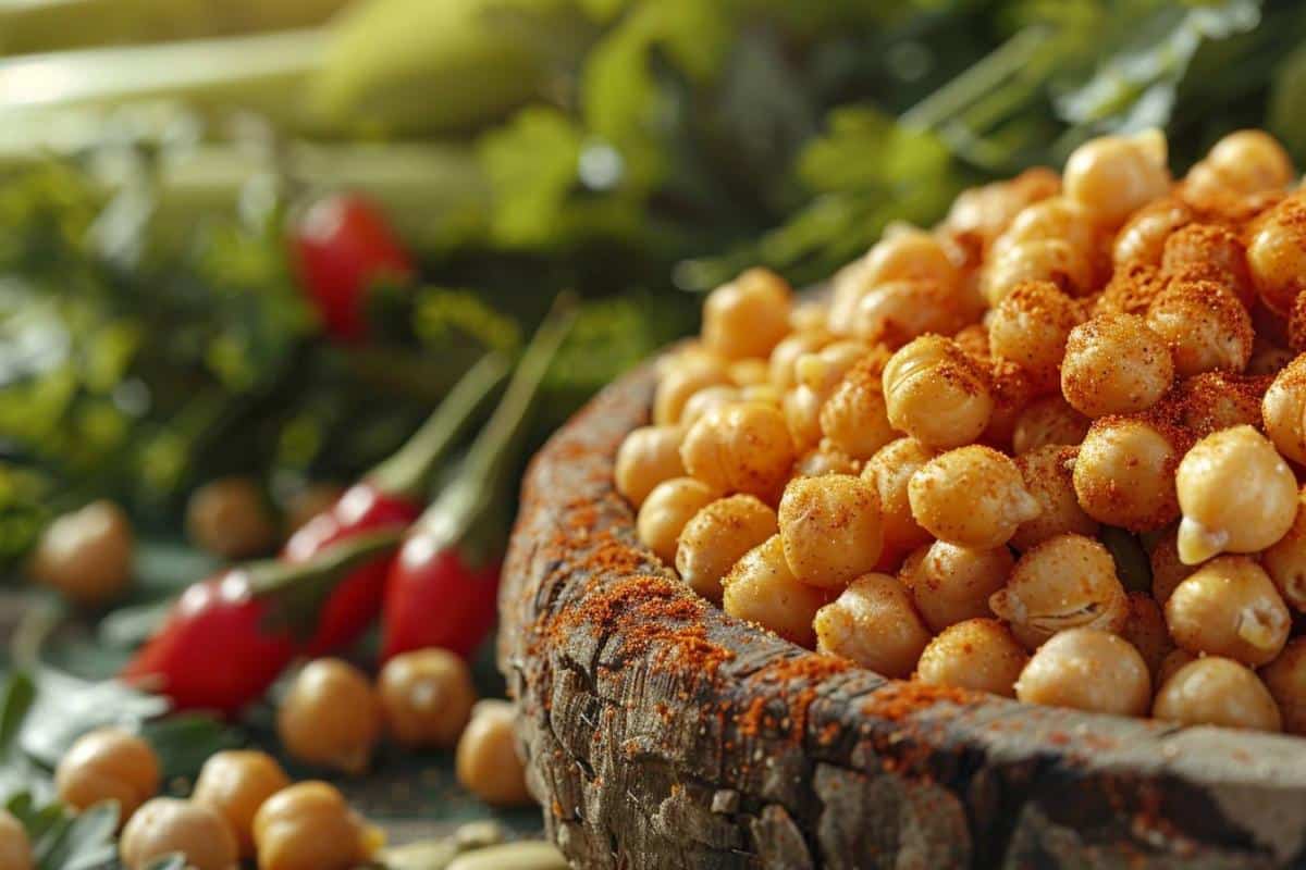 Recette végétarienne : pois chiches croustillants pour l'apéro