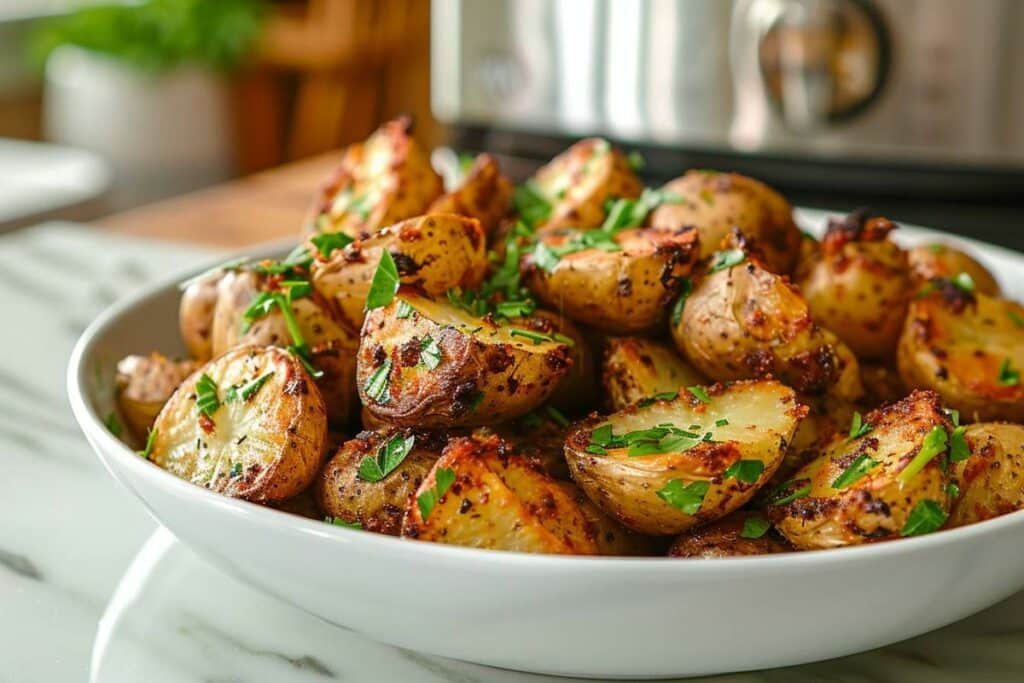 Recette airfryer petites pommes de terre croustillantes et savoureuses pour un apéritif parfait