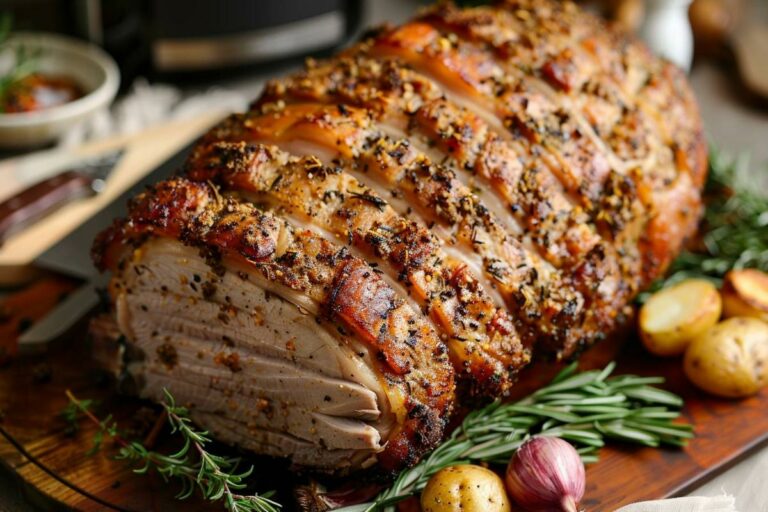 Rôti de porc au Airfryer : recette facile pour un rôti savoureux et croustillant