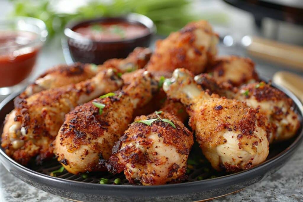 Recette de poulet frit au airfryer : croquant et savoureux sans huile