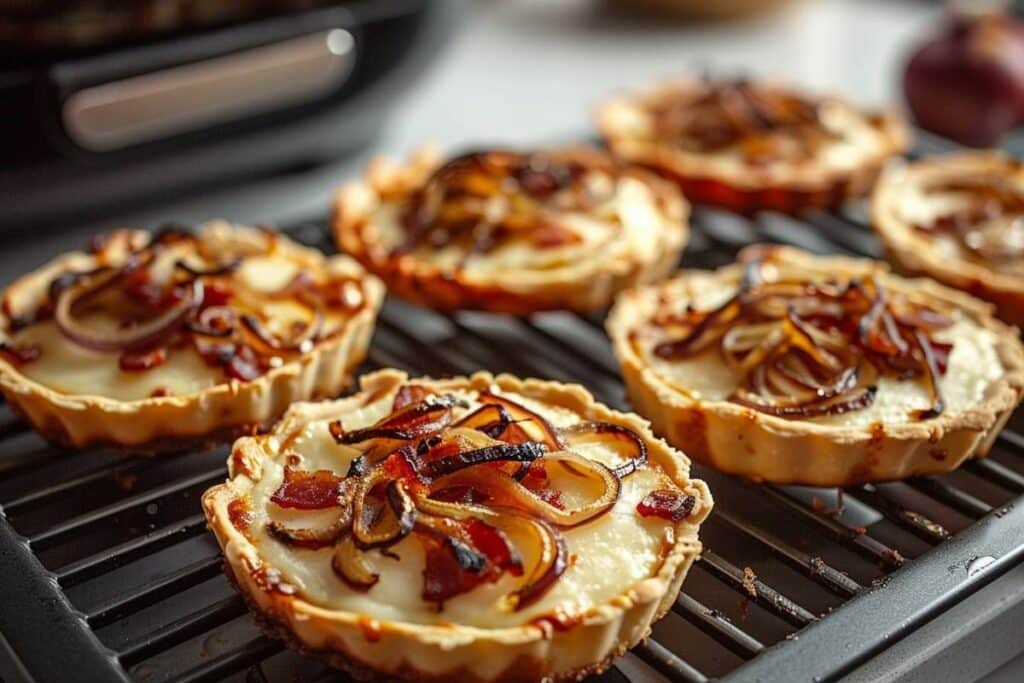 Recette airfryer flammkuchens personnels : délicieuses tartes flambées faciles à préparer