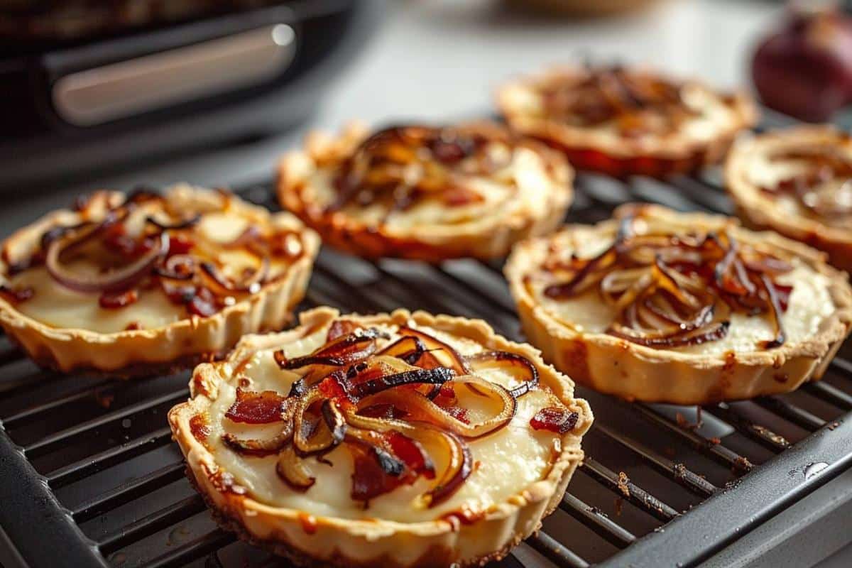 Recette airfryer flammkuchens personnels : délicieuses tartes flambées faciles à préparer