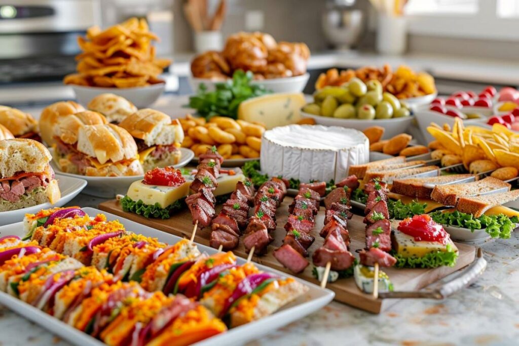 Recettes faciles pour un apéro dinatoire réussi : idées savoureuses et rapides à réaliser
