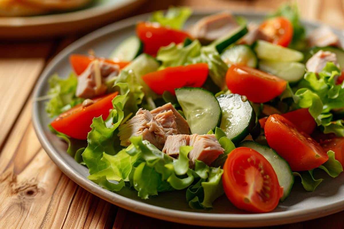 Recette airfryer : salade de thon au vinaigre balsamique facile et rapide