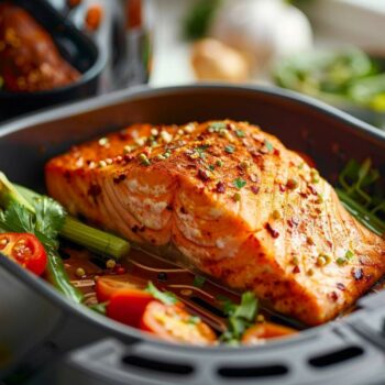 Recette airfryer saumon doux et épicé : une saveur inoubliable pour un dîner léger et délicieux