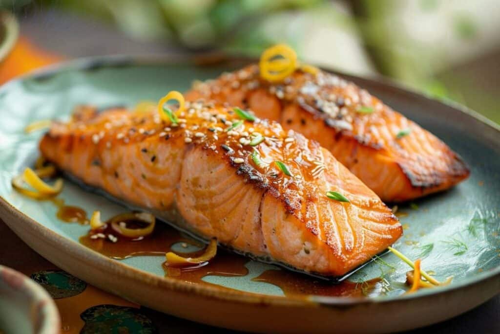 Recette airfryer saumon au soja et à la citronnelle : léger et savoureux