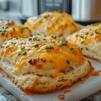 Recette airfryer scones au fromage et à la ciboulette : facile et rapide à préparer