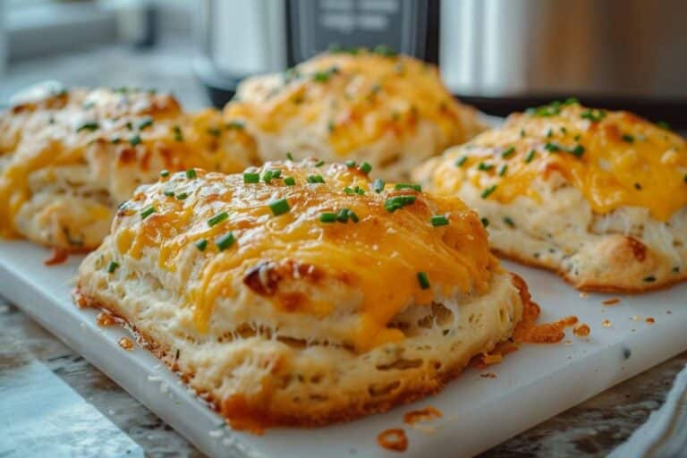 Recette airfryer scones au fromage et à la ciboulette : facile et rapide à préparer