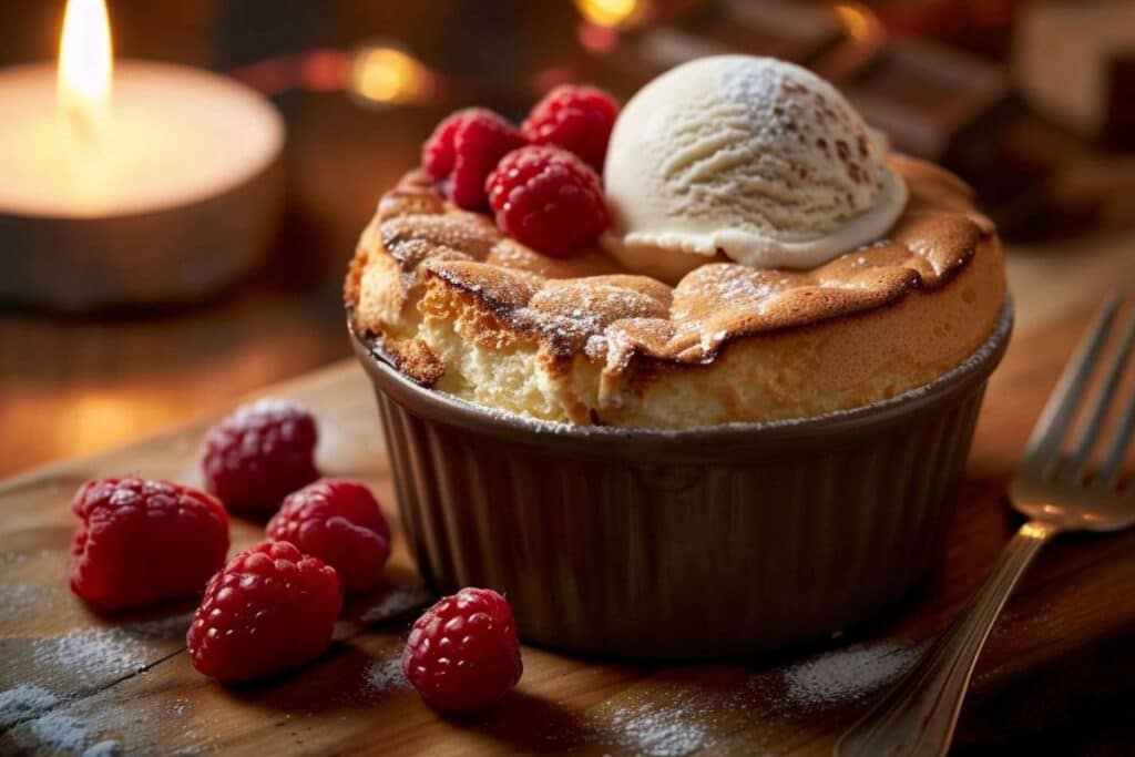 Recette airfryer soufflé au chocolat pour deux : dessert romantique facile et rapide