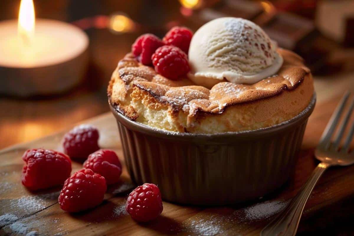 Recette airfryer soufflé au chocolat pour deux : dessert romantique facile et rapide