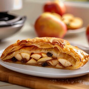 Recette airfryer strudel aux pommes : dessert rapide et facile croquant et fondant