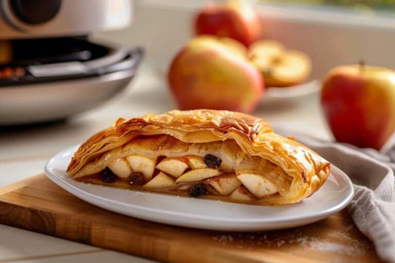 Recette airfryer strudel aux pommes : dessert rapide et facile croquant et fondant