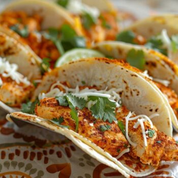 Recette airfryer : tacos au poulet épicé, faciles et rapides à préparer pour un repas savoureux