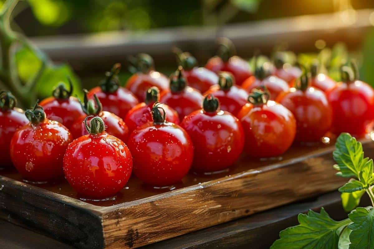 Recette de tomates cerises façon pommes d'amour pour l'apéro