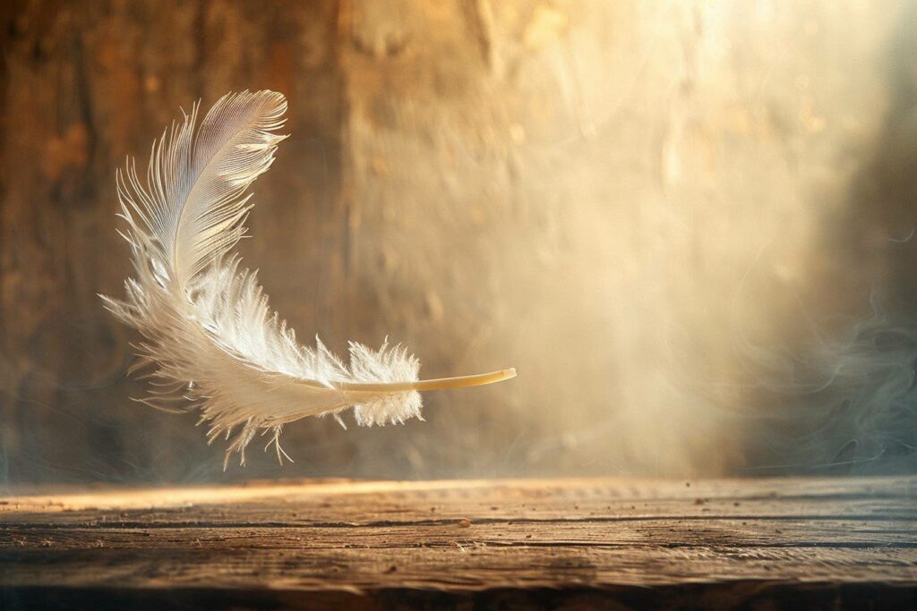 Une plume apparaît chez vous : signification spirituelle étrange (et ça va vous étonner)