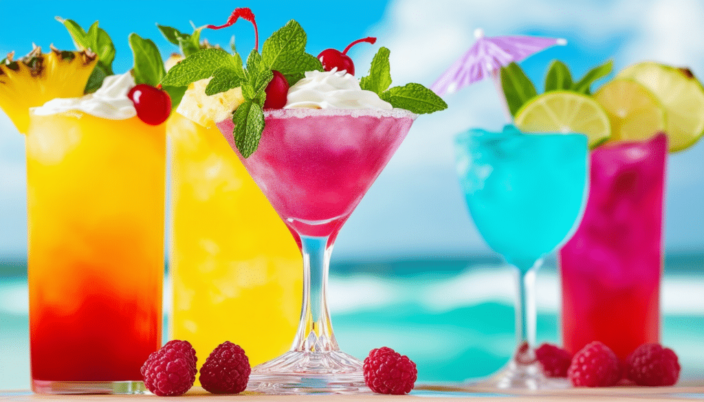 découvrez trois recettes de cocktails fruités faciles à réaliser qui impressionneront vos amis lors de vos soirées. éveillez vos papilles avec des mélanges rafraîchissants et colorés, parfaits pour toute occasion.
