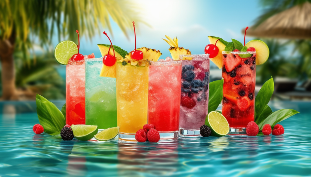 découvrez nos 5 cocktails rafraîchissants idéaux pour égayer vos journées au bord de la piscine. parfaits pour vous désaltérer sous le soleil, ces délicieuses recettes allient saveurs et fraîcheur, vous promettant un été inoubliable.