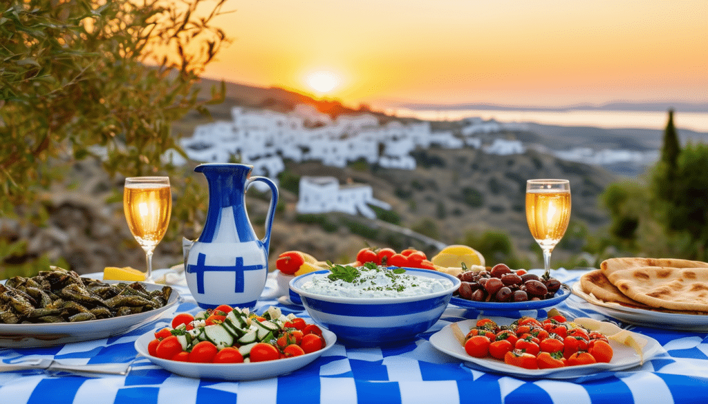 découvrez des recettes délicieuses pour organiser une soirée grecque inoubliable ! plats typiques, cocktails rafraîchissants et astuces déco vous attendent pour un apéro thématique réussi. éveillez vos papilles avec des saveurs méditerranéennes et partagez un moment convivial entre amis.
