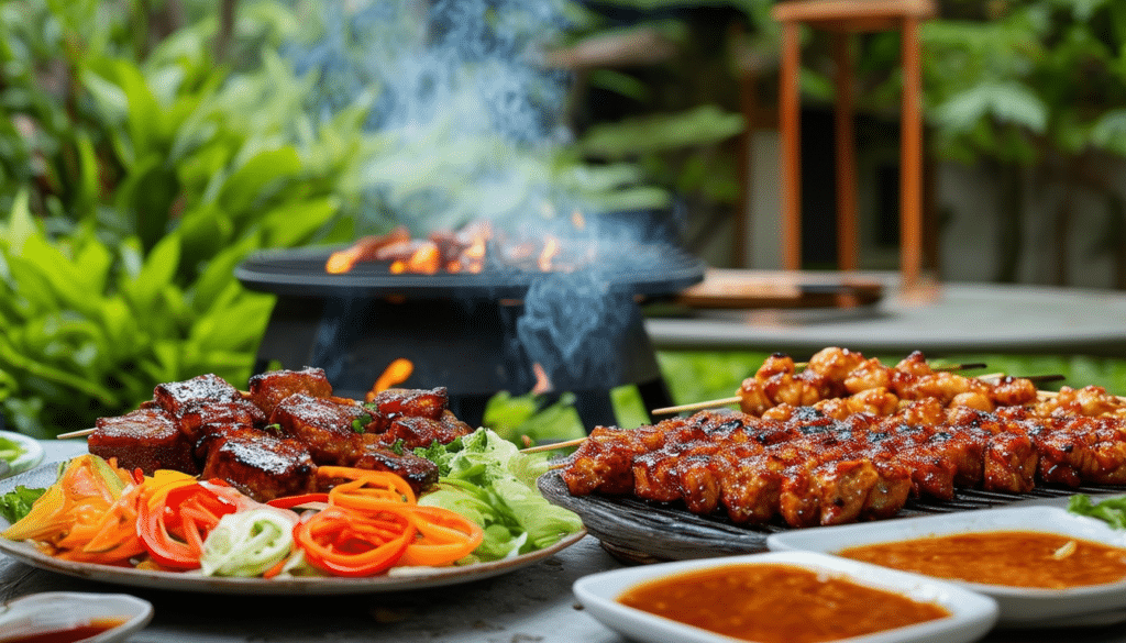 découvrez l'art du barbecue asiatique avec notre guide complet sur les meilleures recettes et techniques. apprenez à préparer des plats savoureux et grillés, alliant épices et tradition, pour émerveiller vos convives lors de vos prochaines grillades.