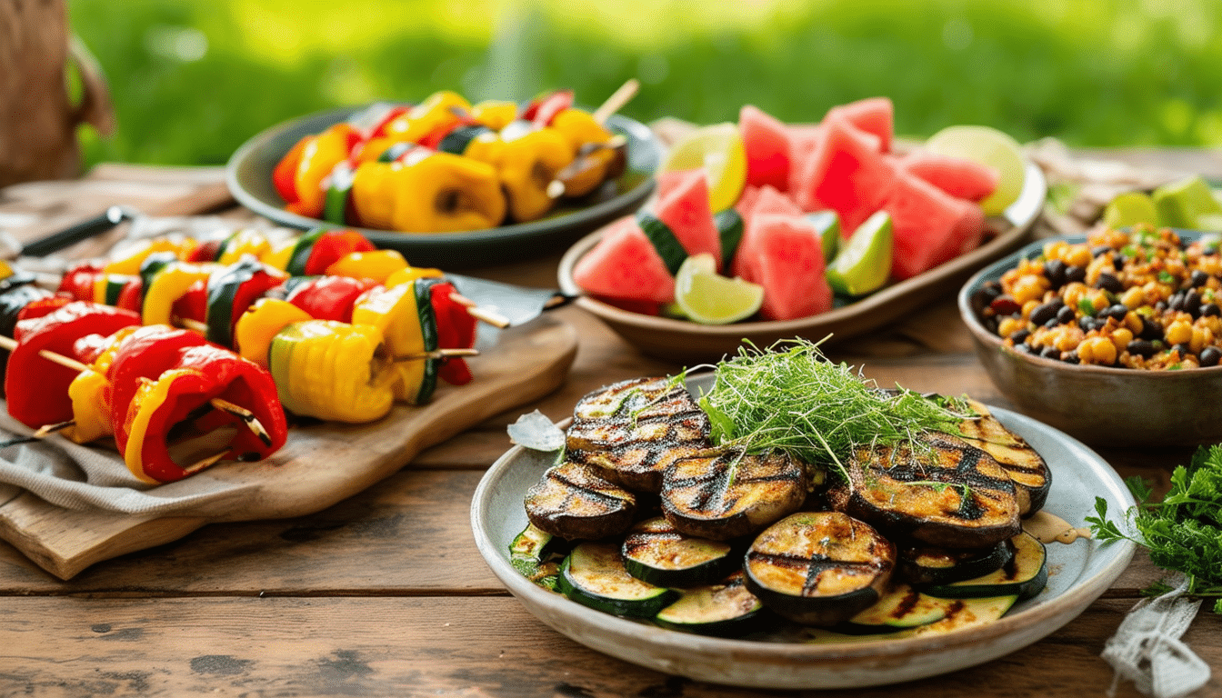 découvrez nos 7 recettes délicieuses et saines de barbecue vegan ! éveillez vos papilles avec des plats savoureux, idéaux pour vos repas d'été. que vous soyez vegan ou simplement en quête de nouvelles idées, ces recettes apporteront une touche gourmande à vos barbecues.