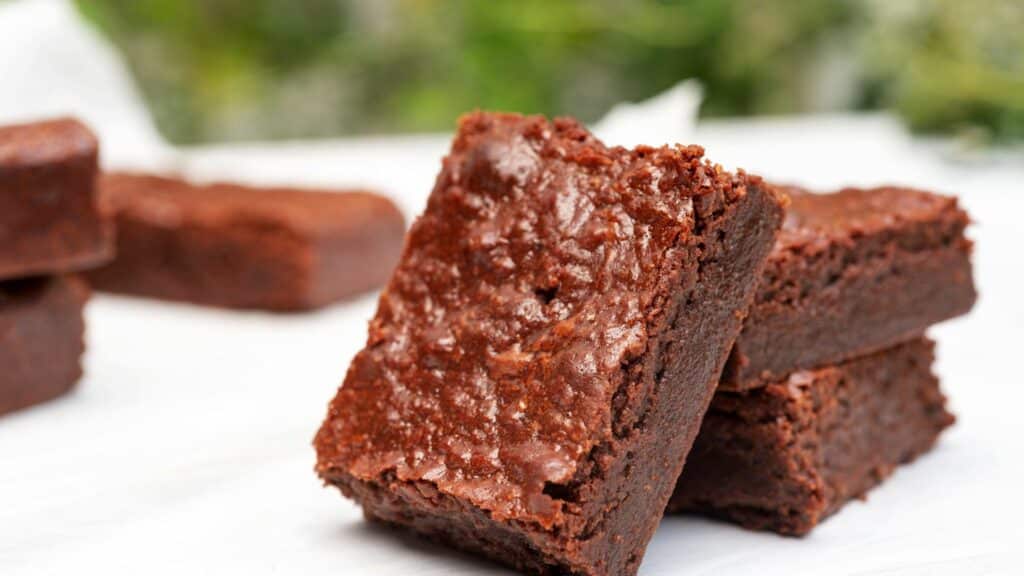 brownies au chocolat véganes