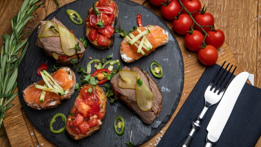 bruschettas variées