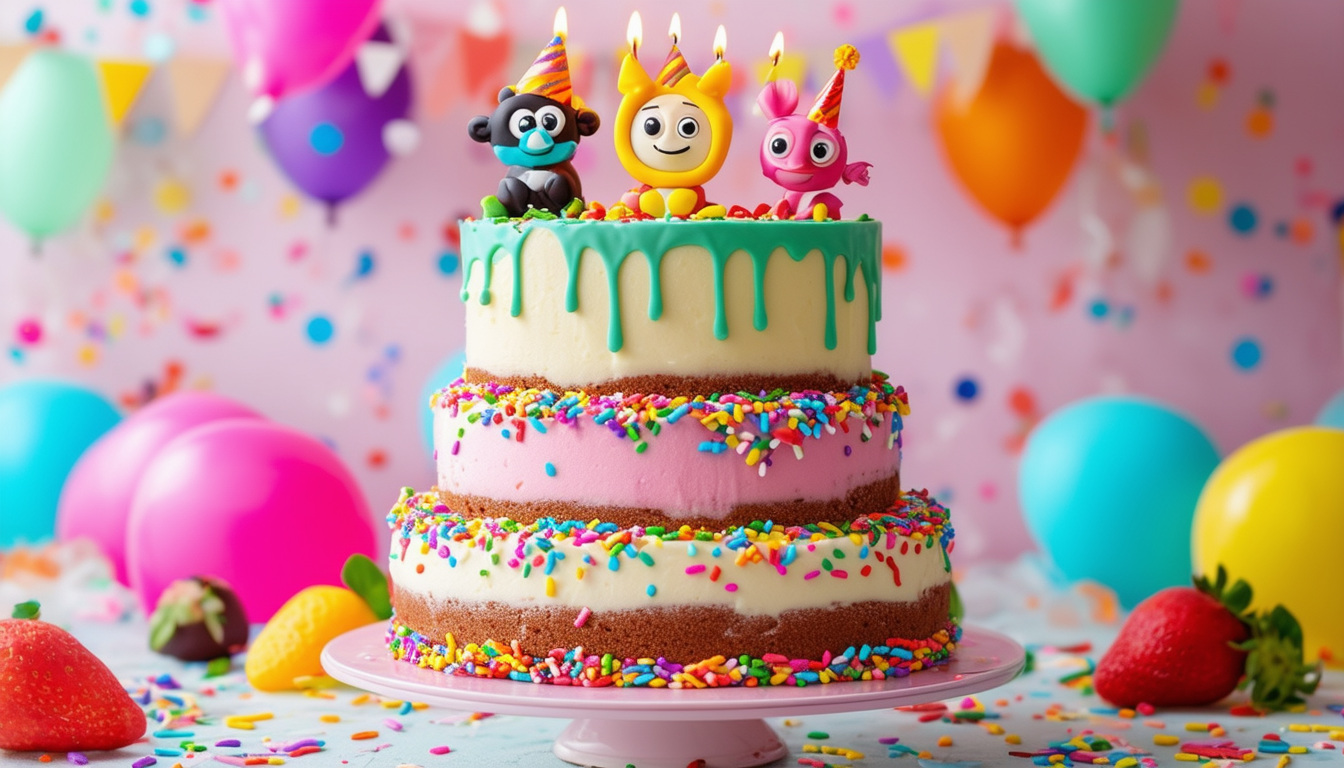 découvrez un gâteau d'anniversaire ludique qui transformera vos célébrations en une expérience inoubliable. osez sortir des sentiers battus et surprenez vos invités avec cette création originale qui allie saveurs délicieuses et design amusant. faites de chaque anniversaire un moment unique et mémorable !