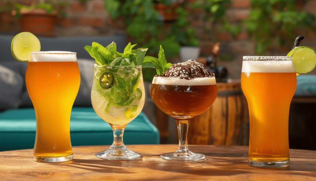 découvrez des recettes de cocktails à base de bière qui ajouteront une touche originale et rafraîchissante à vos apéros décontractés. étonnez vos invités avec des mélanges savoureux et simples à réaliser, parfaits pour toute occasion.