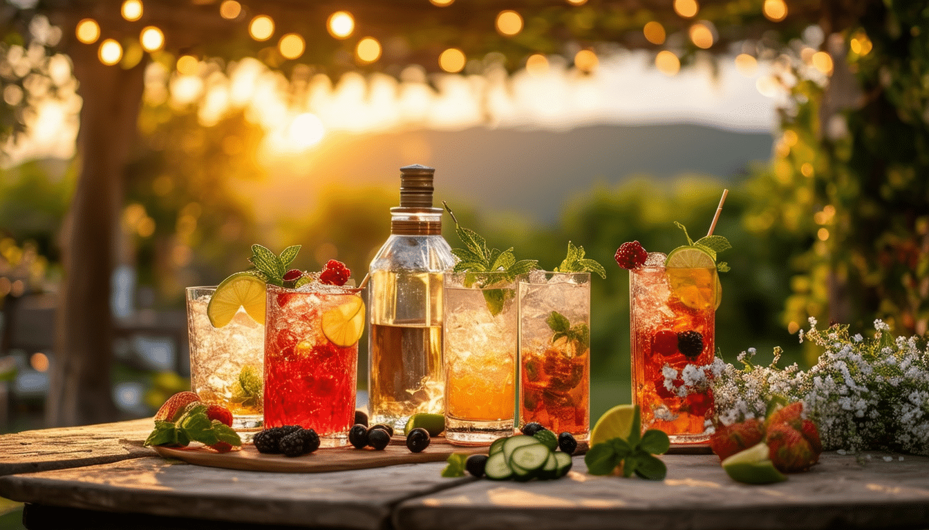 découvrez des recettes rafraîchissantes de cocktails à base de gin qui égayeront vos soirées d'été. éveillez vos papilles avec des mélanges créatifs et savoureux, parfaits pour se détendre entre amis. profitez de l'été avec style et fraîcheur !