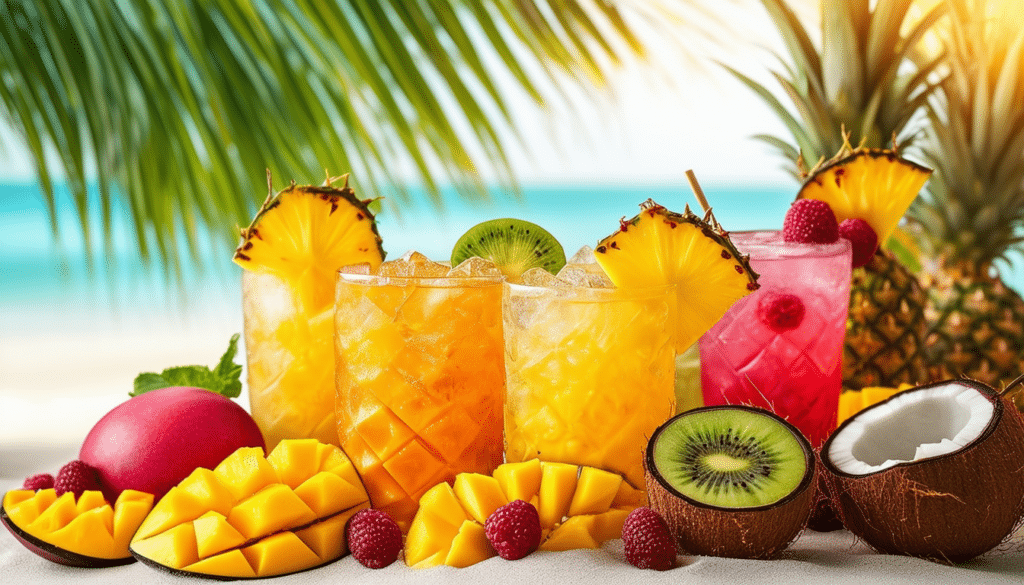 découvrez des recettes de cocktails exotiques à base de fruits tropicaux qui éveilleront vos papilles. parfaits pour vos soirées d'été ou pour apporter une touche de fraîcheur à vos apéritifs, ces mélanges fruités vous transporteront sous les tropiques. explorez des combinaisons uniques et savoureuses qui raviront vos invités !