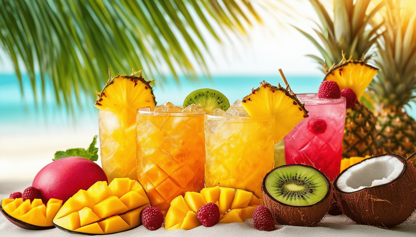découvrez des recettes de cocktails exotiques à base de fruits tropicaux qui éveilleront vos papilles. parfaits pour vos soirées d'été ou pour apporter une touche de fraîcheur à vos apéritifs, ces mélanges fruités vous transporteront sous les tropiques. explorez des combinaisons uniques et savoureuses qui raviront vos invités !
