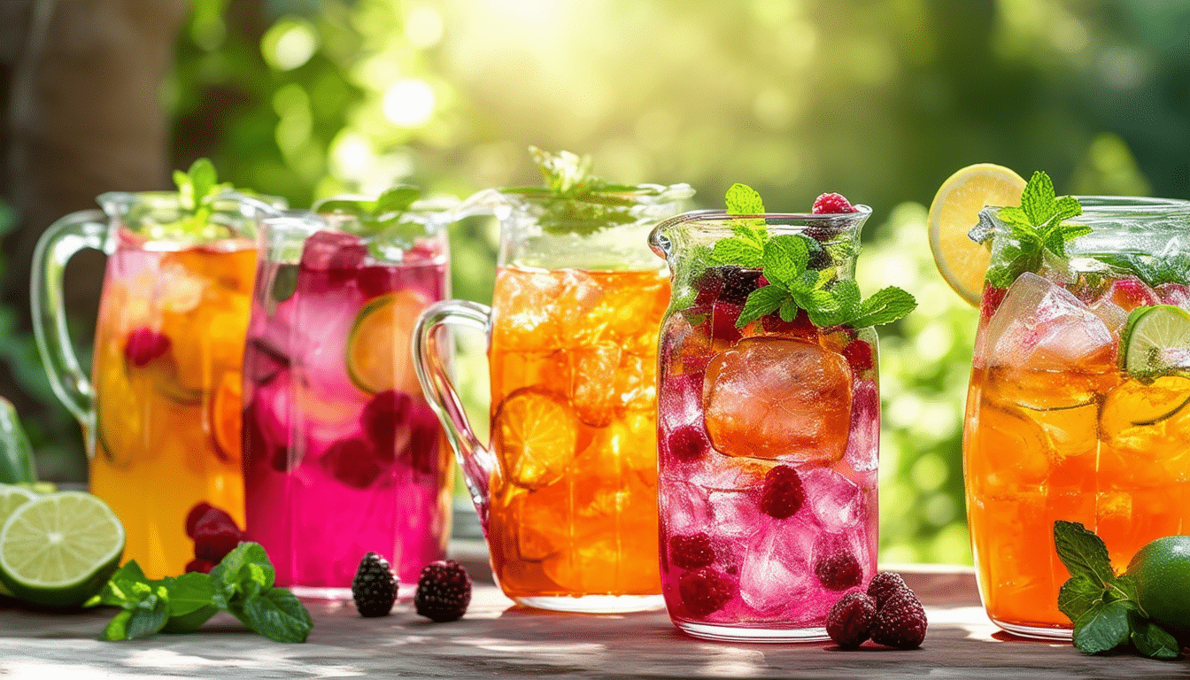 découvrez l'été en fraîcheur avec notre sélection d'infusions froides pour tous les goûts. profitez de savoureux mélanges fruités et aromatiques qui vous revitaliseront pendant les journées ensoleillées.