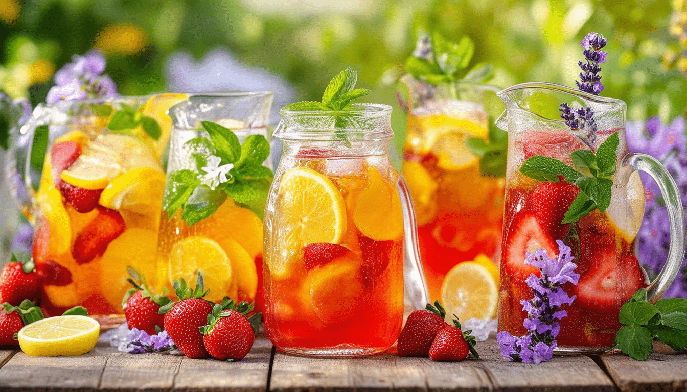 découvrez des recettes rafraîchissantes d'infusions froides qui capturent l'essence des saveurs estivales. parfaites pour vous désaltérer et profiter des journées ensoleillées, ces boissons délicieuses sont idéales pour vos barbecues et pique-niques.