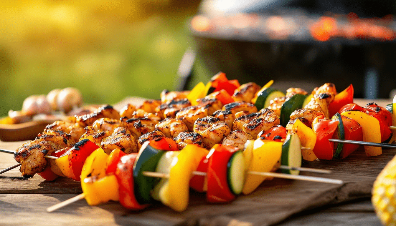 découvrez des idées de brochettes créatives et savoureuses pour égayer vos barbecues. de la viande marinée aux légumes grillés, inspirez-vous de nos recettes originales pour un été plein de délices et de convivialité.