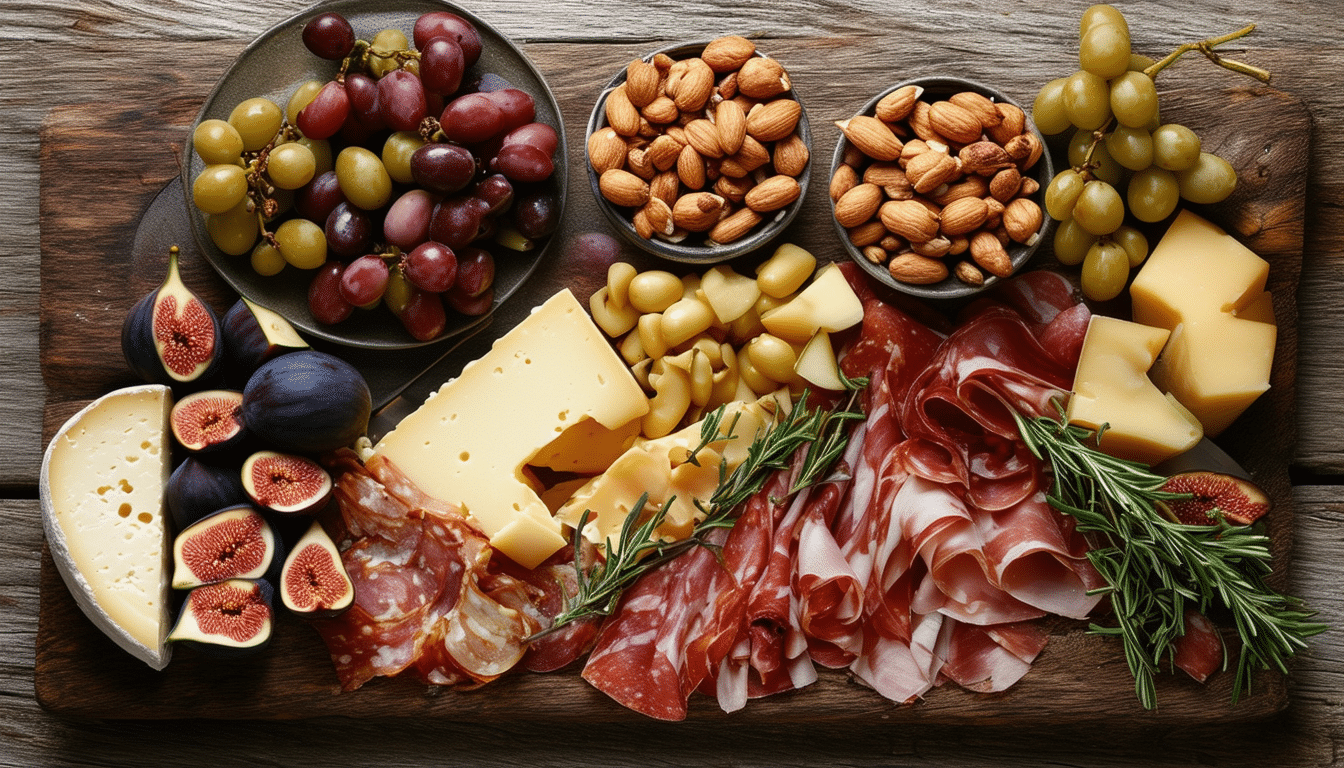 découvrez nos délicieuses idées de planchettes gourmandes pour égayer vos apéros ! variez les plaisirs avec des associations de charcuterie, fromages et fruits, et impressionnez vos convives avec des présentations créatives et savoureuses.