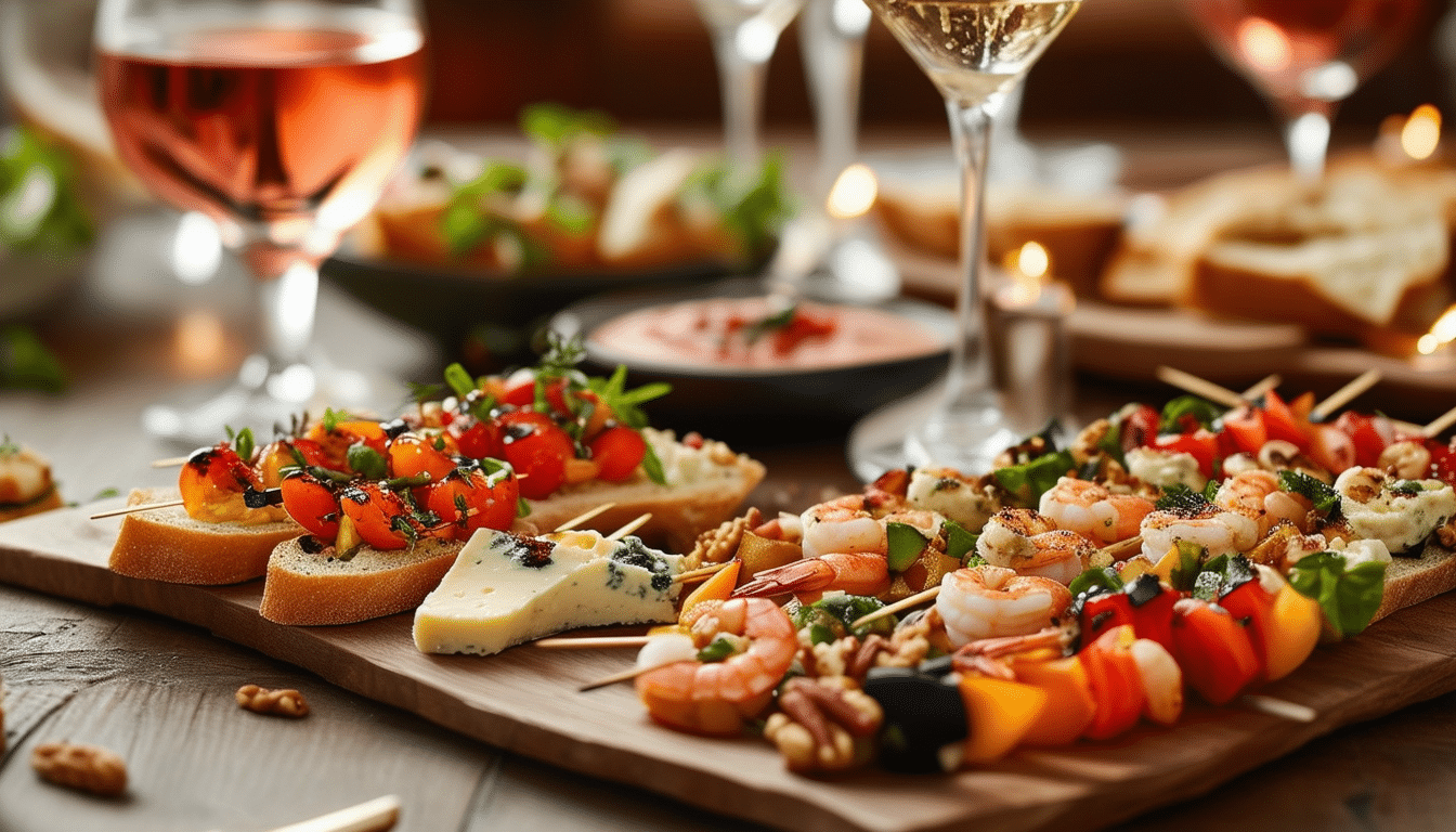 découvrez des idées savoureuses de plats à partager pour un apéro dînatoire inoubliable. de délicieuses recettes faciles à préparer qui raviront vos invités, qu'il s'agisse de tapas, de finger food ou de délices sucrés ! parfait pour une soirée conviviale.