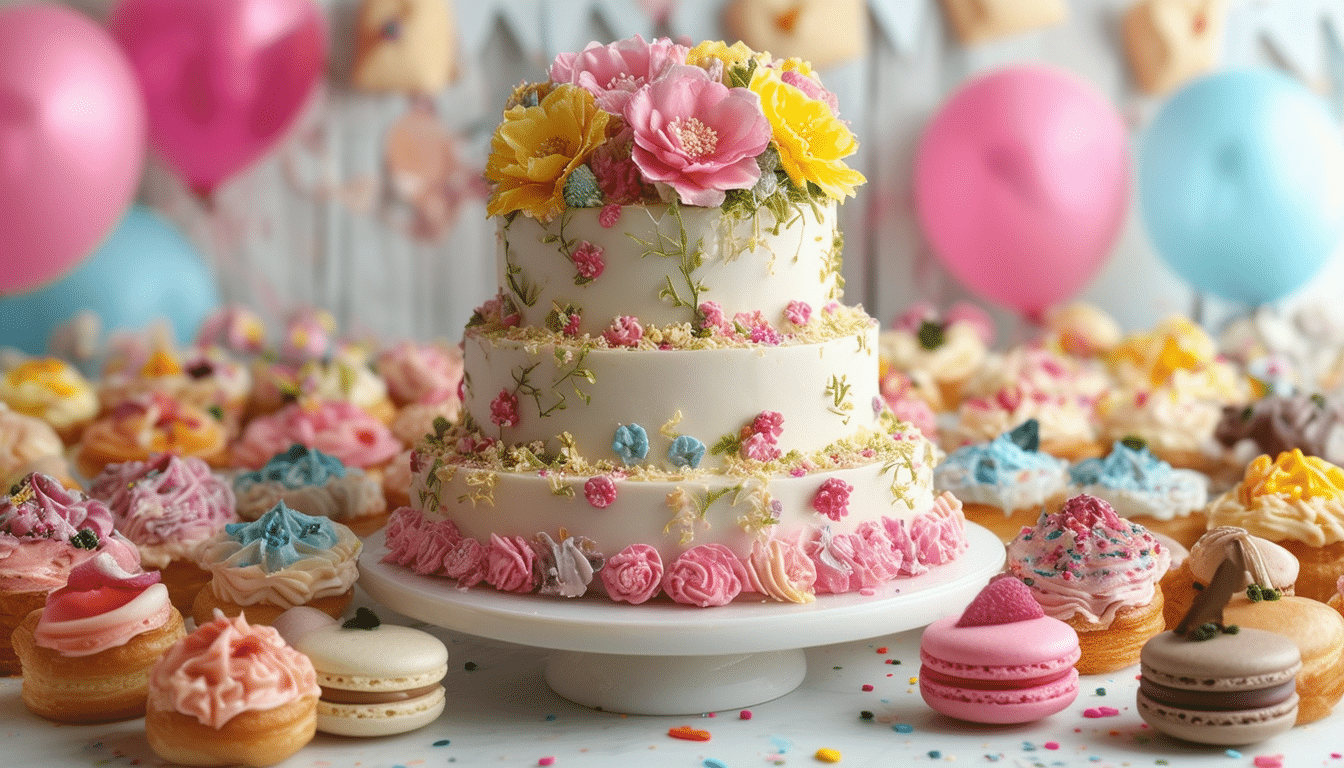 découvrez nos incroyables nouveautés pâtissières qui transformeront vos anniversaires en moments inoubliables ! des créations gourmandes et esthétiques pour émerveiller vos invités et ravir vos papilles. ne manquez pas l'opportunité de faire de chaque célébration un événement exceptionnel.