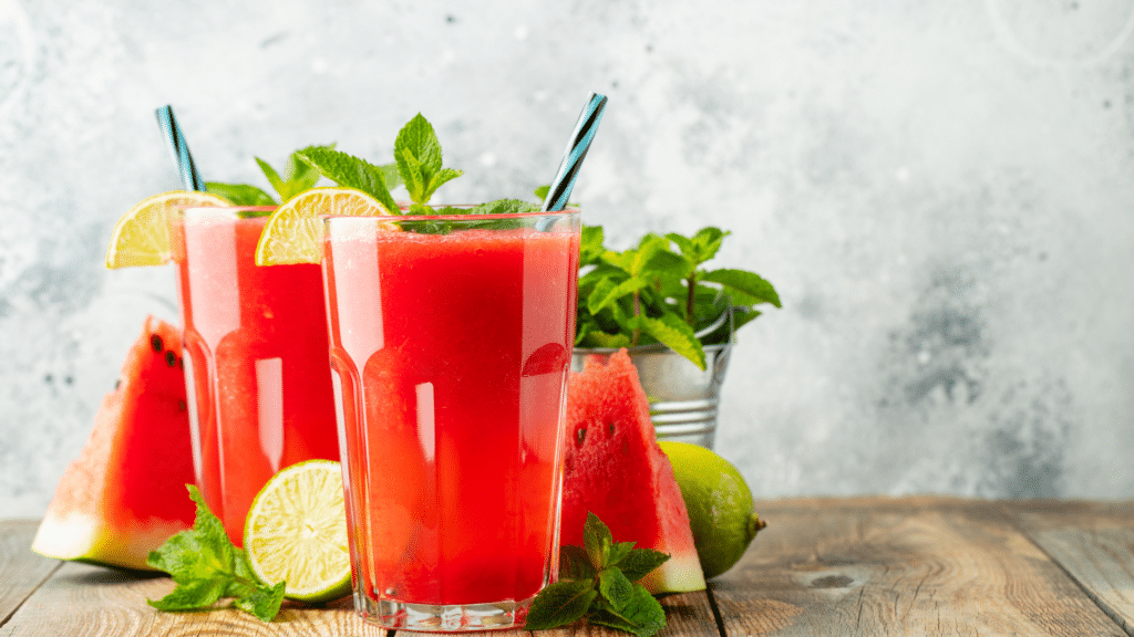 jus de pastèque et citron