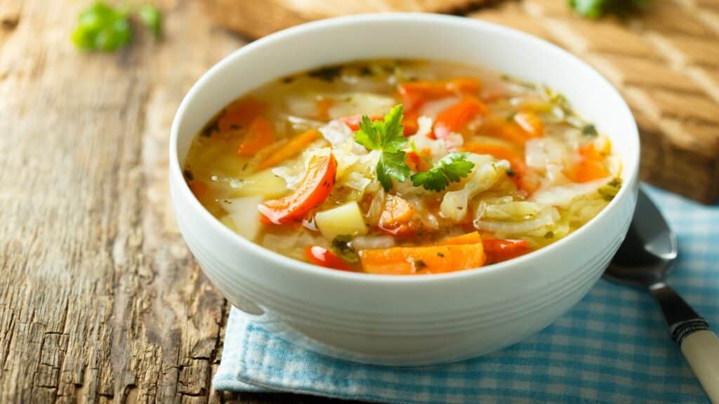 la soupe de légumes