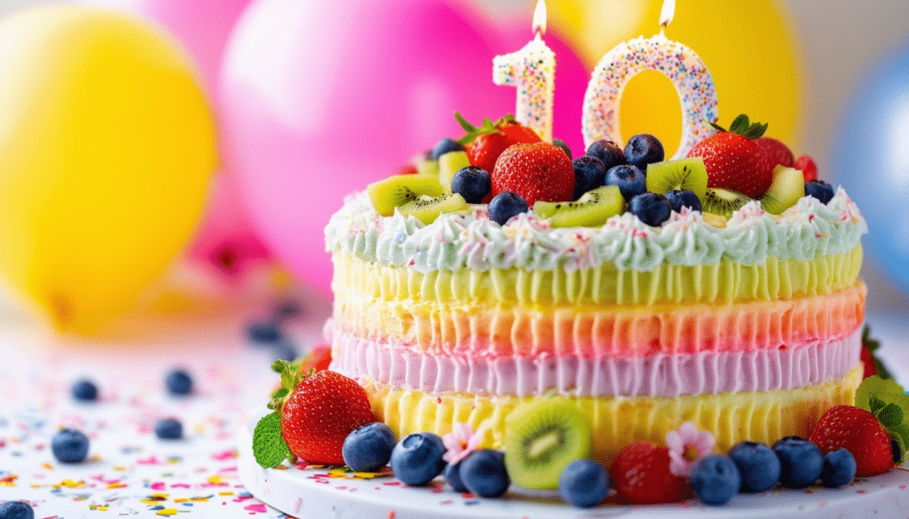 Préparation pour gâteau d'anniversaire