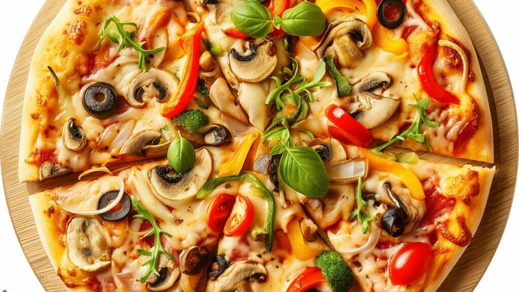 pizzas véganes