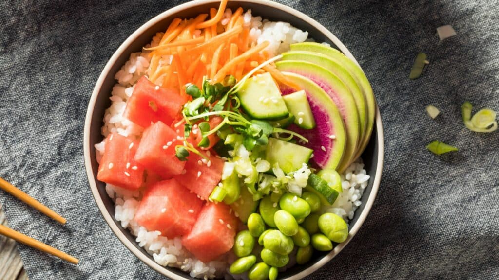 poke bowl végétalien